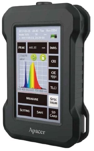 Apacer Ai101 Luxmeter – appareil portable de mesure de l’éclairement