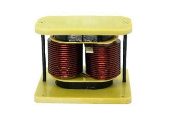 Vertical winding electric choke