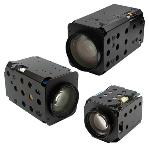 Caméras bloc avec zoom intégré