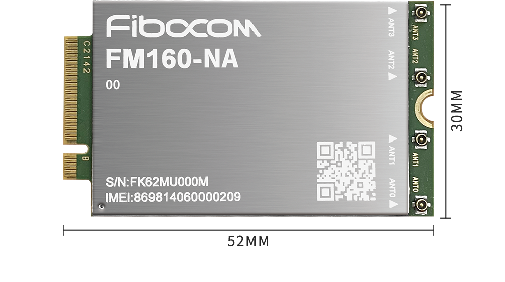 FM160 5G Sub6 GHz M.2-Modul