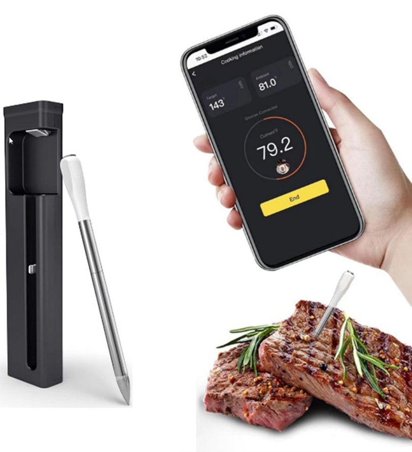 Custom wireless meat probes