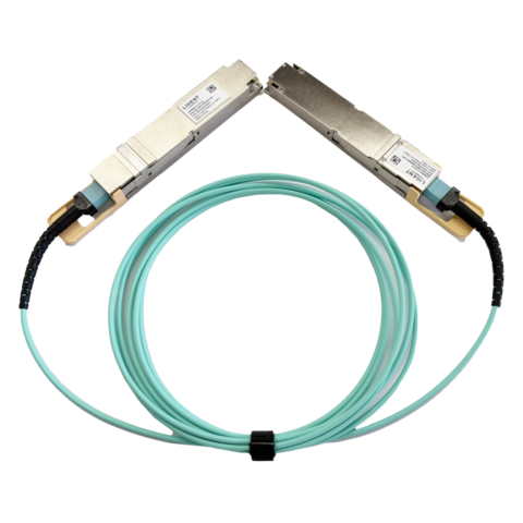 DMS8821X-ECxx OSFP-naar-OSFP actieve optische kabel (8x53,12 GBaud)