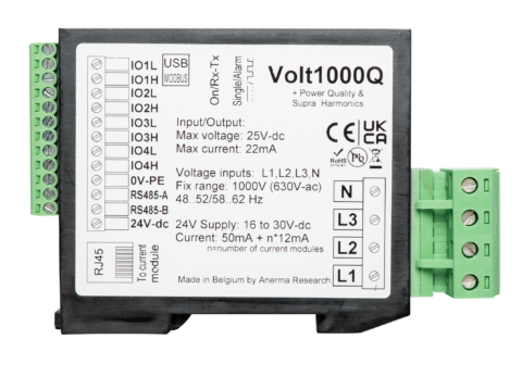 Volt 1000Q Power Quality Spannungsmessgerät für Energieverteilungssysteme