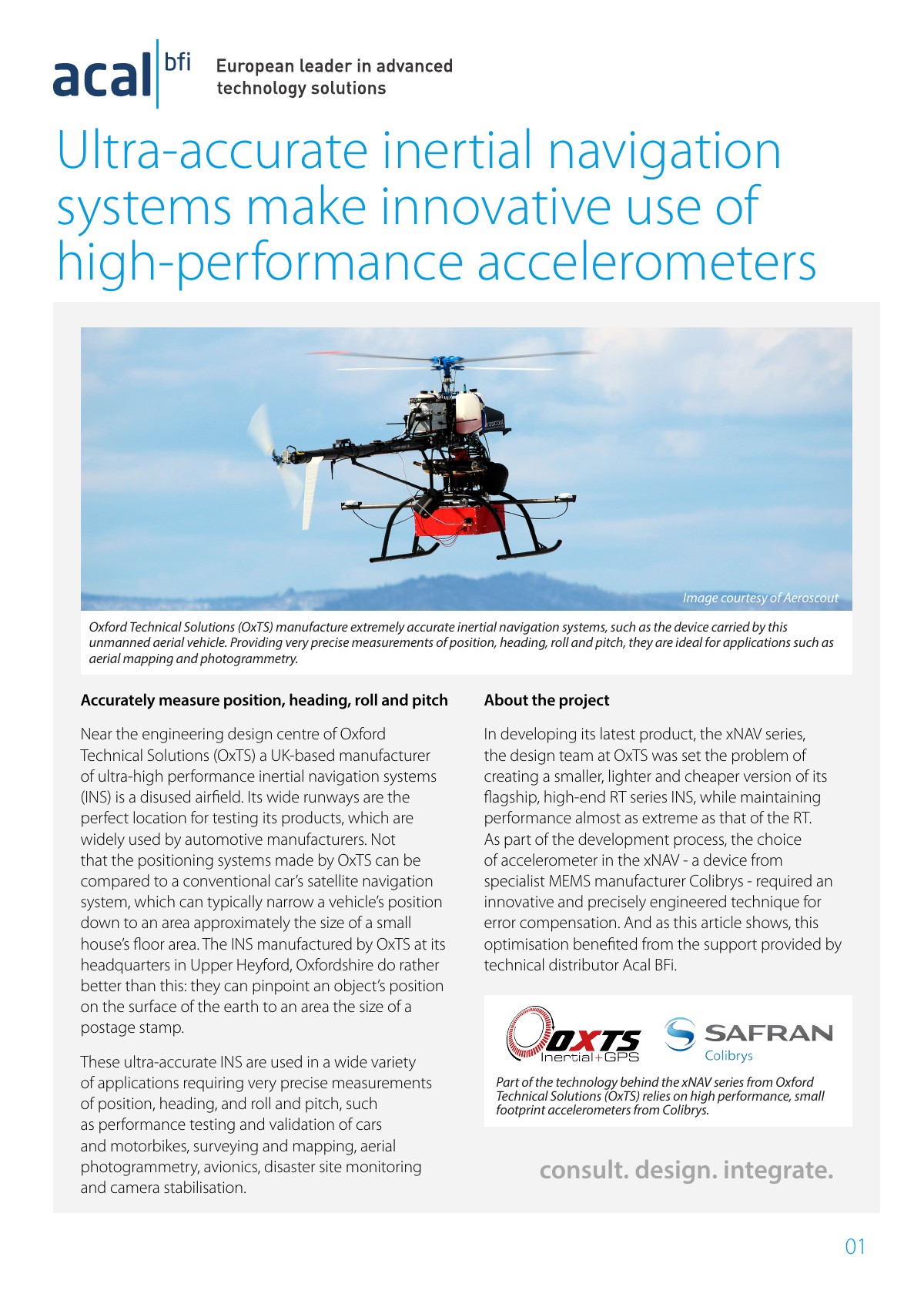 Ultra-accurate inertial navigation systems make innovative use of high-performance accelerometers