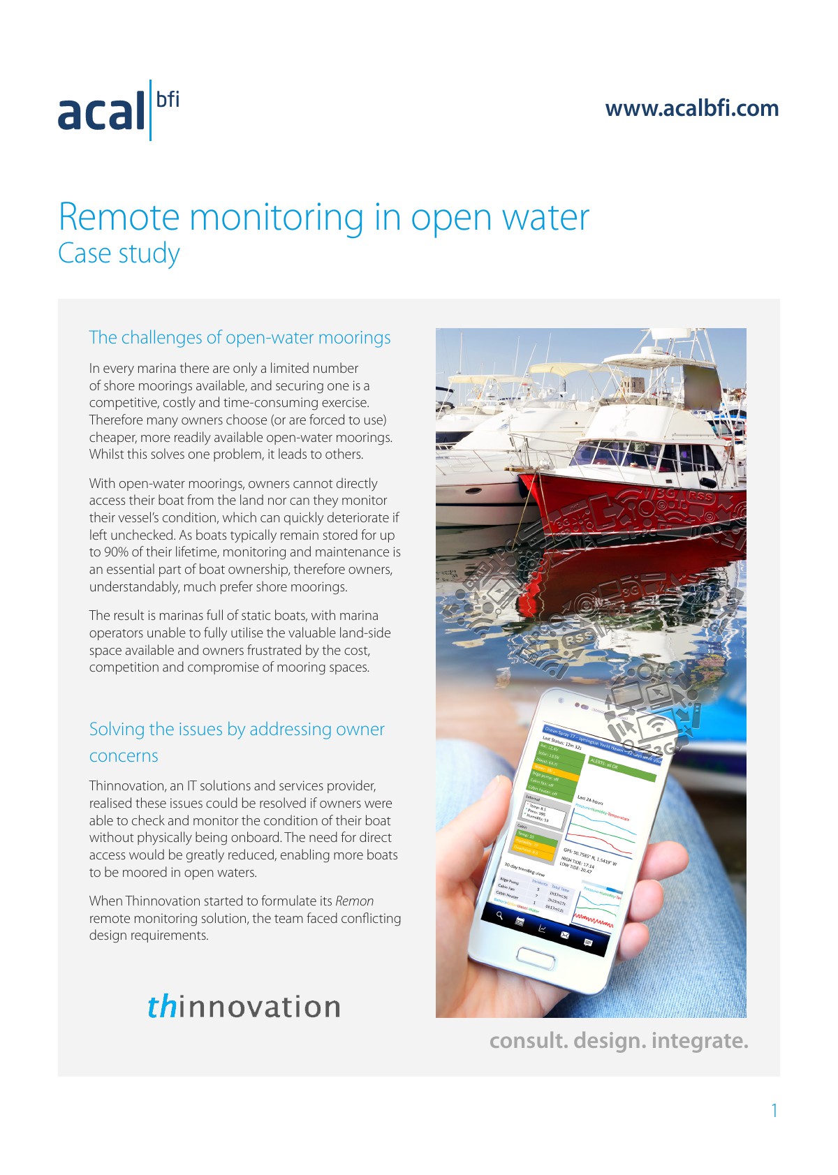 Télésurveillance en eau libre