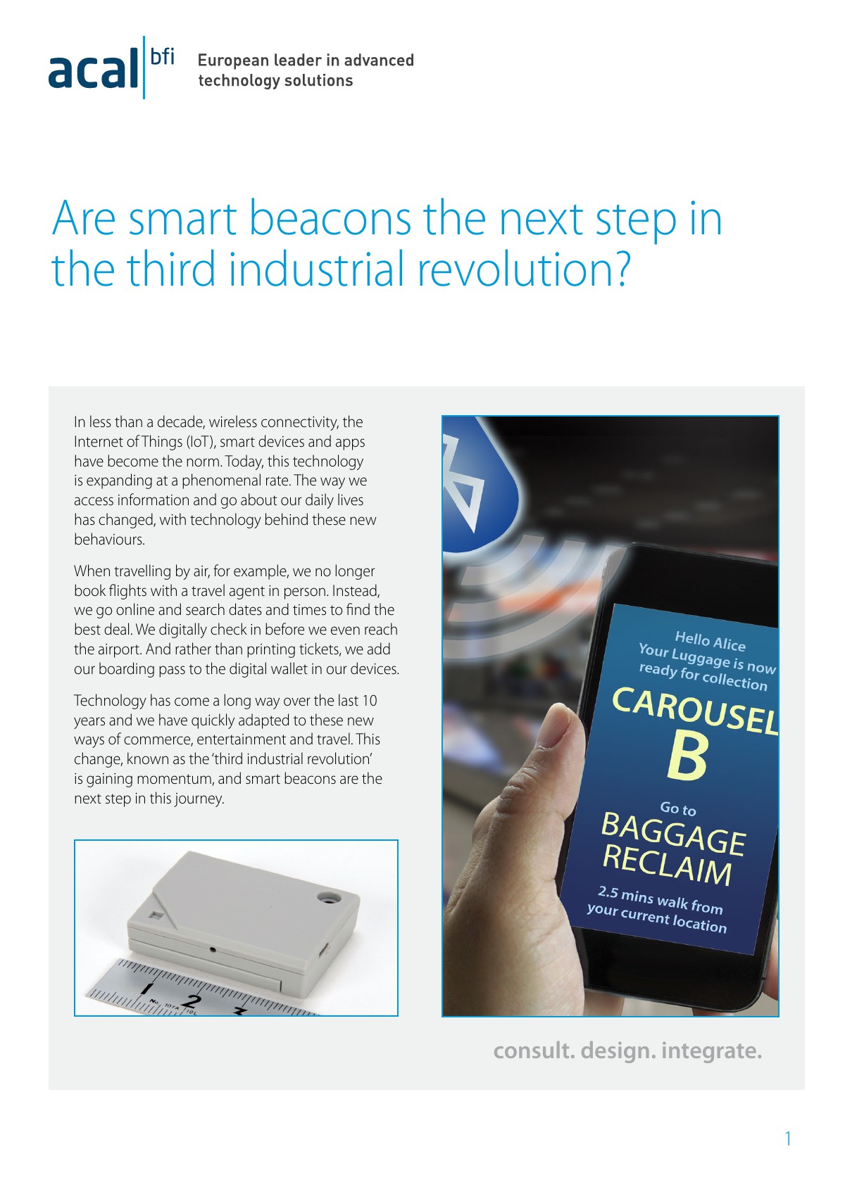 Are smart beacons the next step in the third industrial revolution?