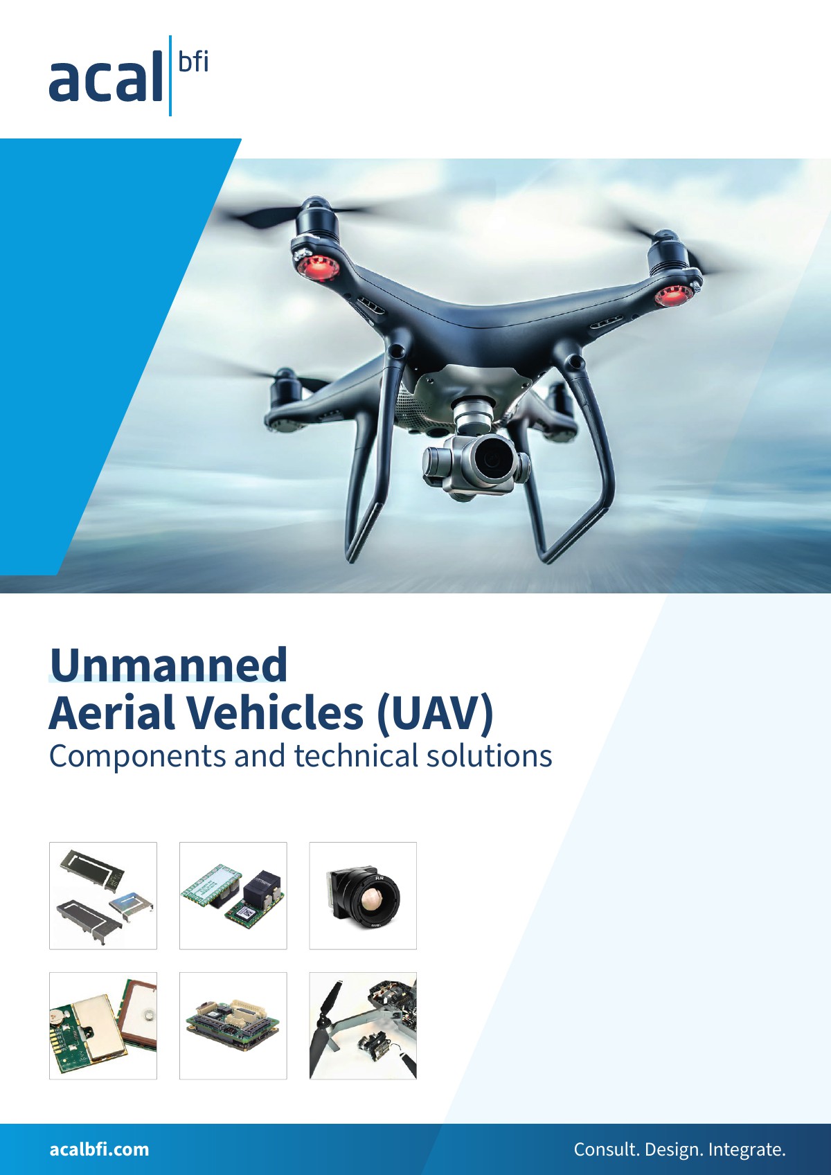 Components and technical solutions for Unmanned Aerial Vehicles