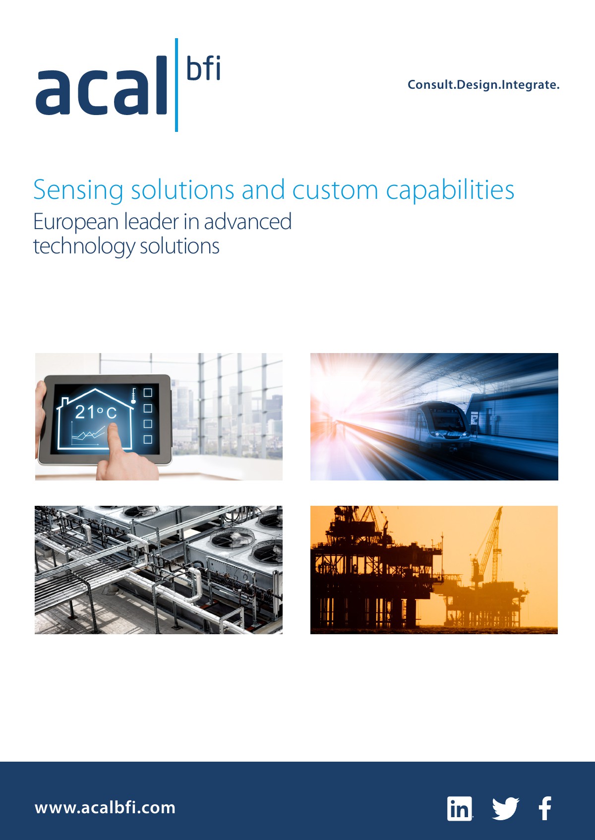 Sensing solutions and custom capabilities