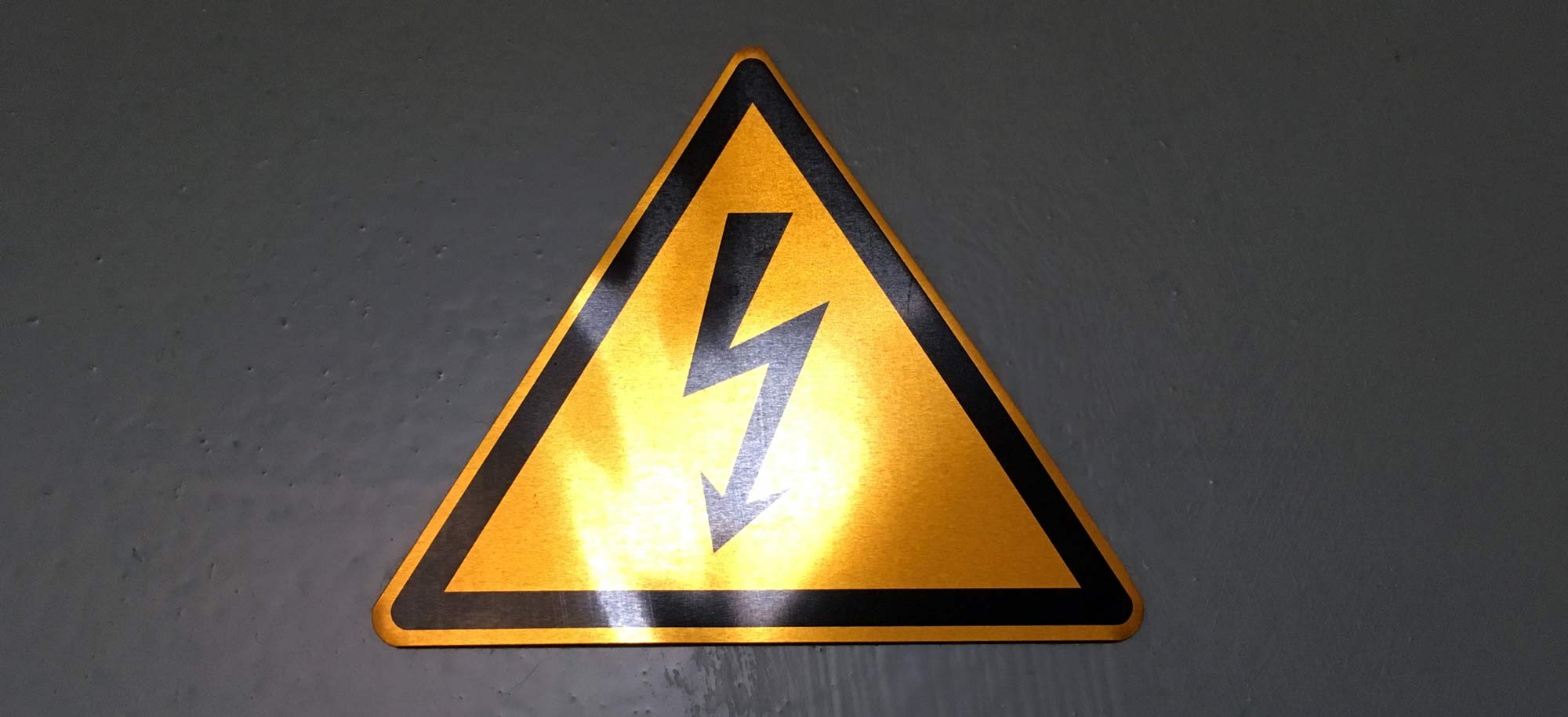 Electric Shock sign