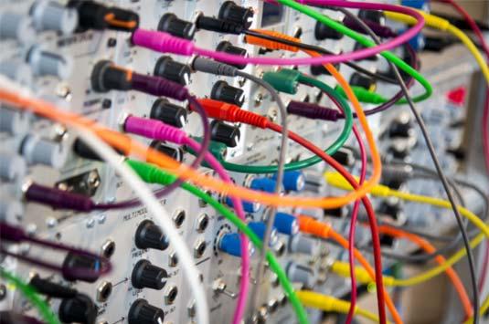 Multi-coloured cables & connectors