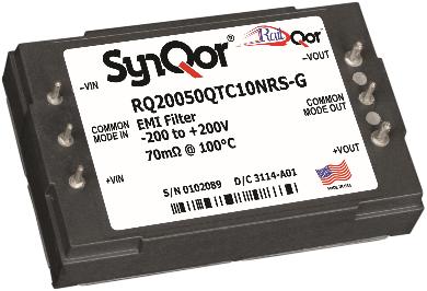 SynQor RailQor Passive EMI Filters Product Image