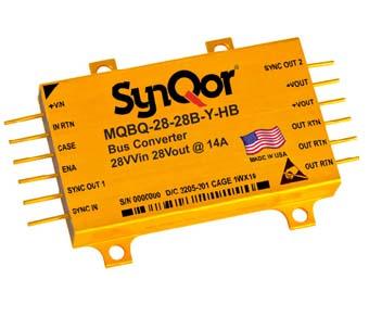 SynQor Hi Rel and Mil COTS PCB DC-DC Converter Product Image