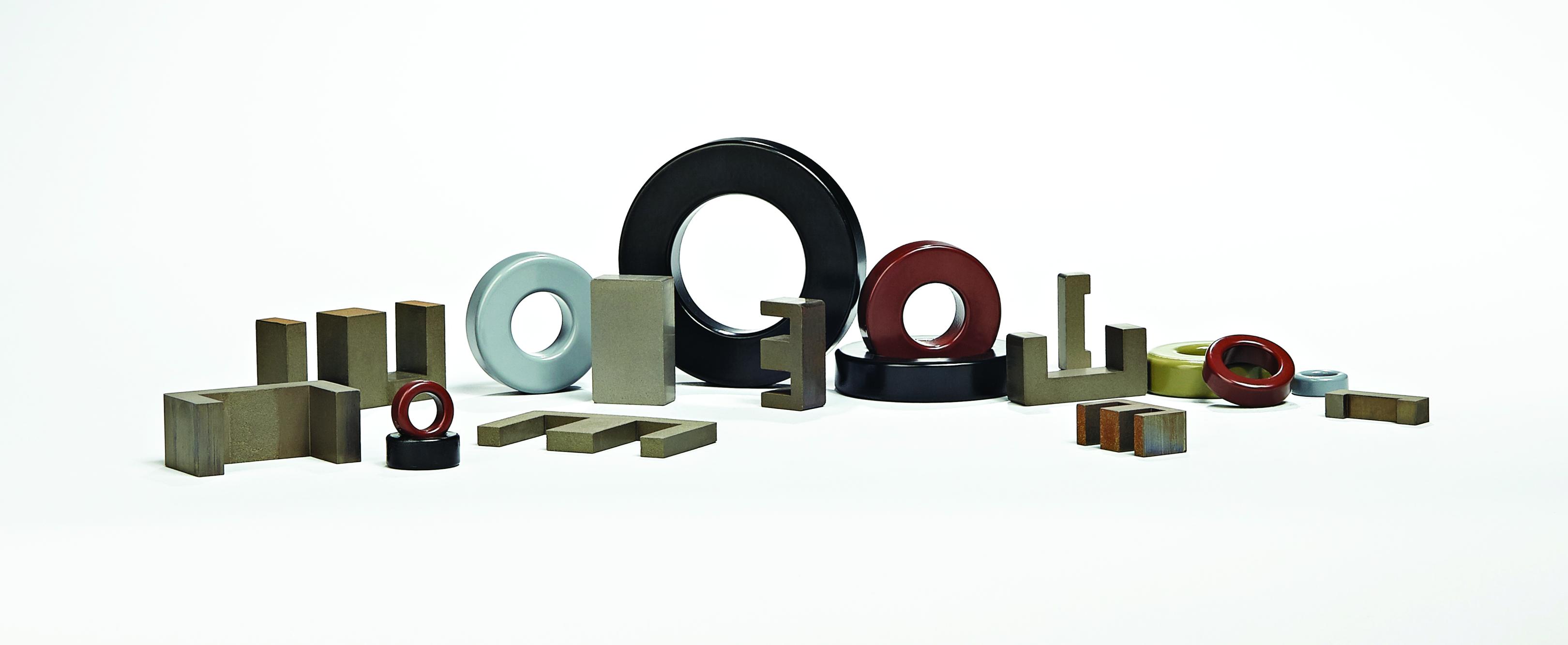 Magnetic cores for inductors and transformers